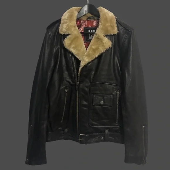 Master Supply Co Genuine Leather Unisex Jacket Sz S - Picture 2 of 16